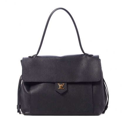 Louis Vuitton Calfskin Lockme MM Black 1 of 7