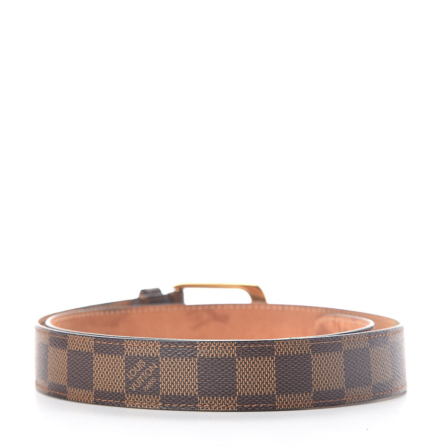 Damier Ebene 30mm Ellipse Belt 85 34
