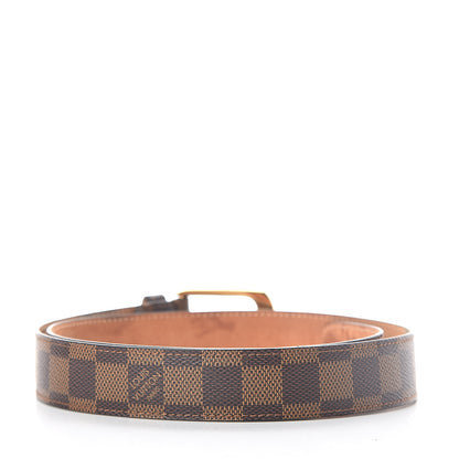 Louis Vuitton Damier Ebene 30mm Ellipse Belt 85 34 3 of 8