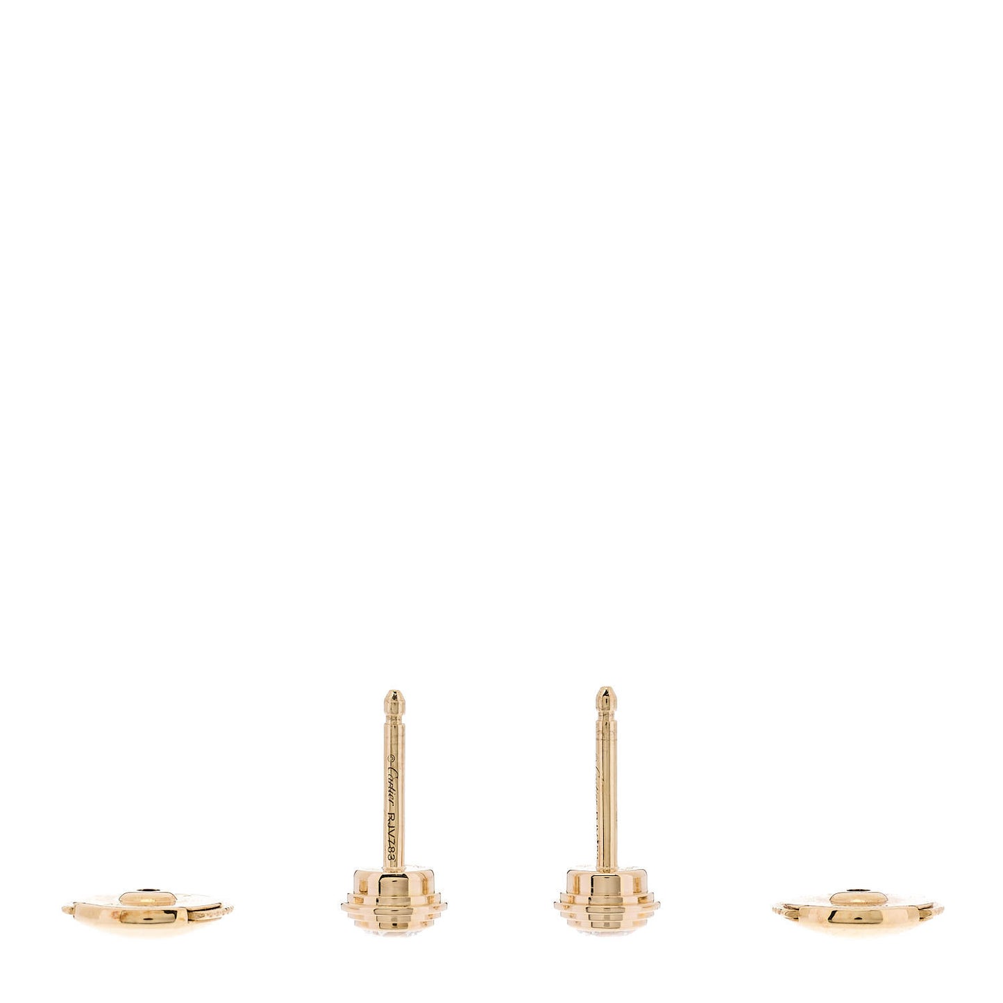 18K Pink Gold Diamond MM D'Amour Earrings