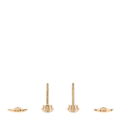Cartier 18K Pink Gold Diamond MM D'Amour Earrings 3 of 6