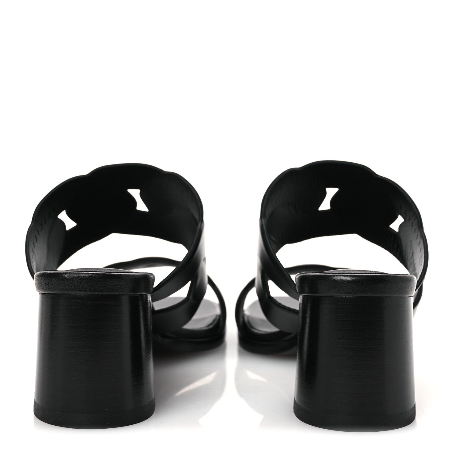 Hermes Nappa Gaby 60 Sandal 37.5 Black 6 of 11