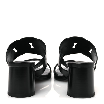 Hermes Nappa Gaby 60 Sandal 37.5 Black 6 of 11
