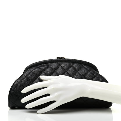 Chanel Caviar Quilted Timeless Clutch Black 2 of 8