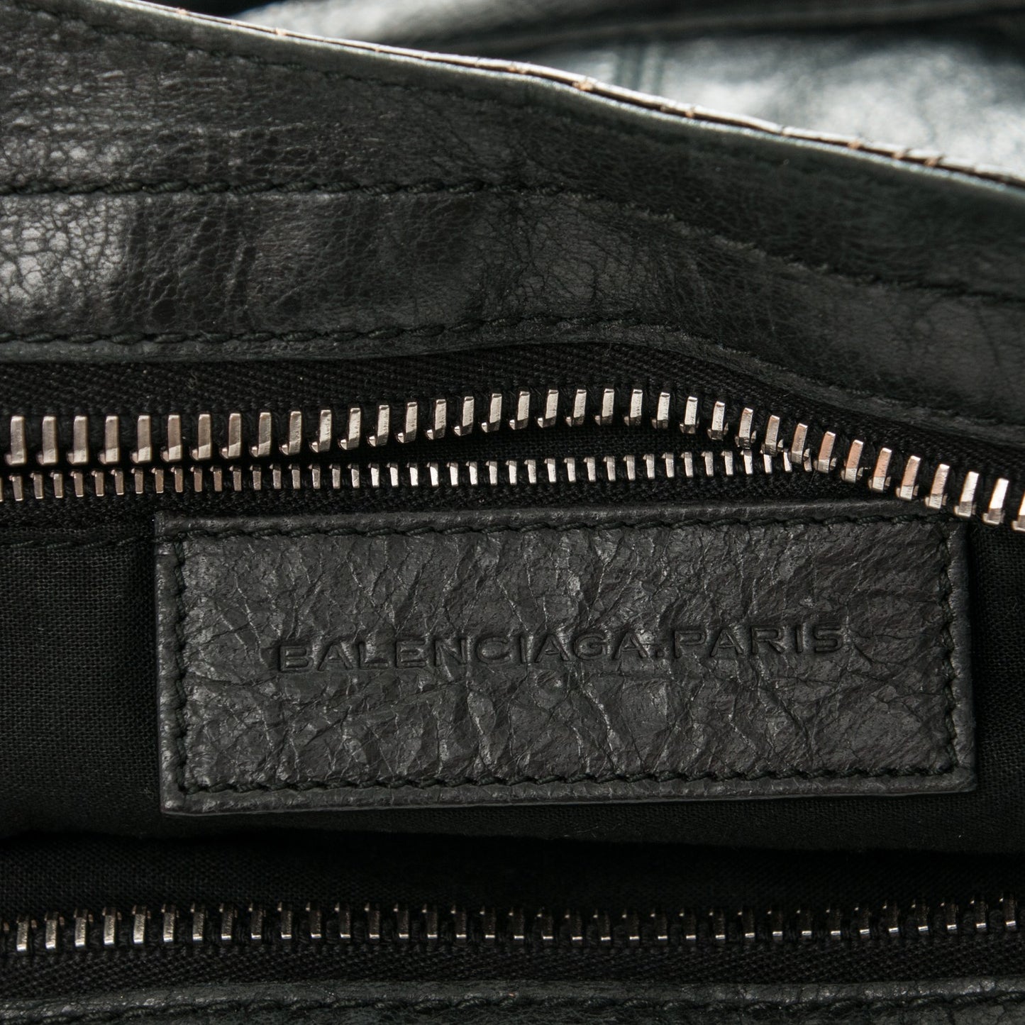 Agneau Giant 21 Silver Hardware Part Time Black