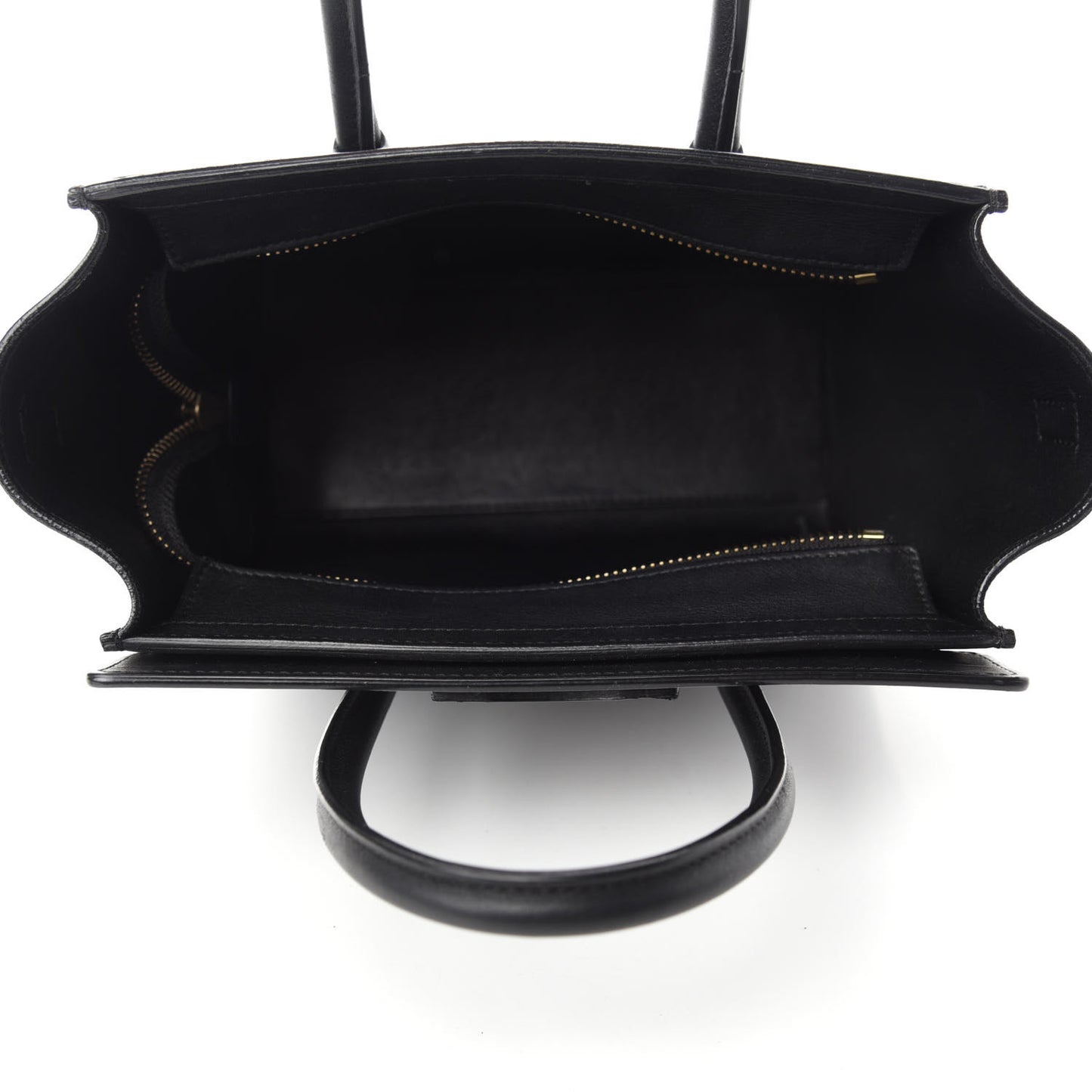 Smooth Calfskin Nano Luggage Black
