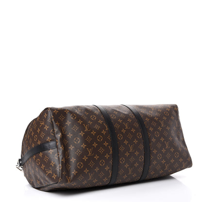 Louis Vuitton Monogram Macassar Keepall Bandouliere 55 3 of 8