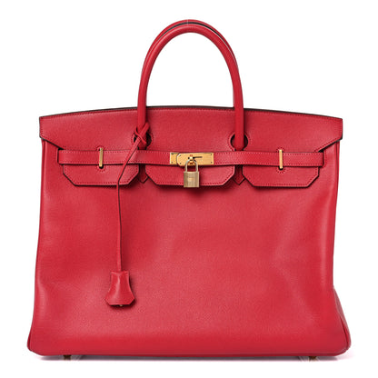 Hermes Epsom Birkin 40 Rouge Vif 1 of 51