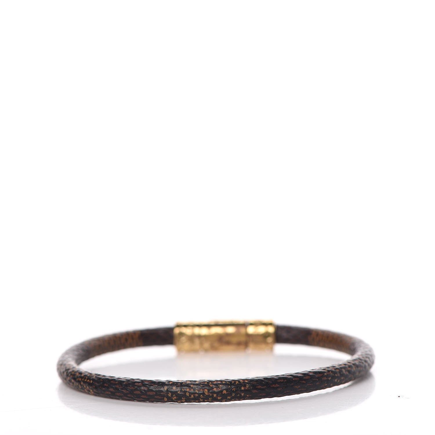 Louis Vuitton Damier Ebene Keep It Bracelet 17 3 of 5