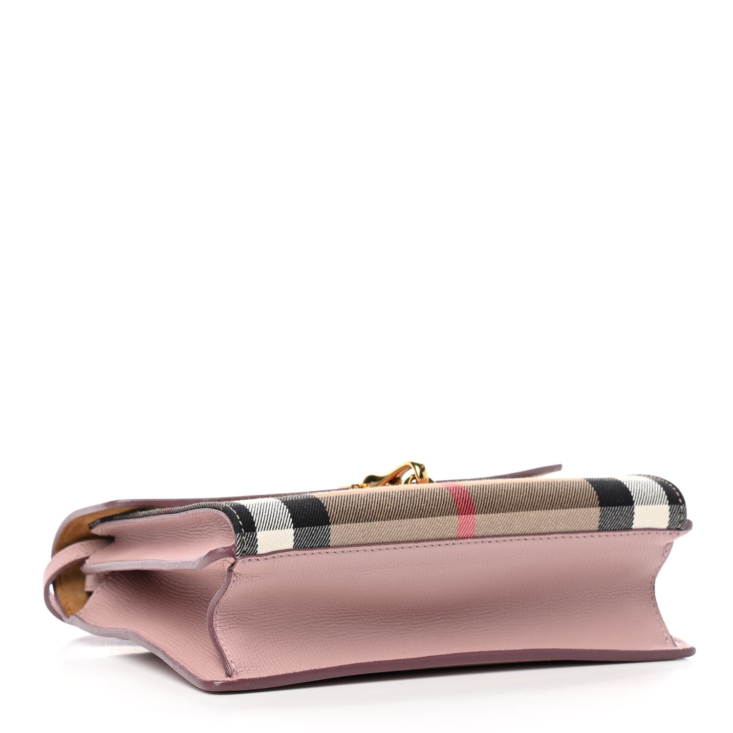 Burberry Derby Calfskin House Check Small Macken Crossbody Bag Pale Orchid 3 of 7