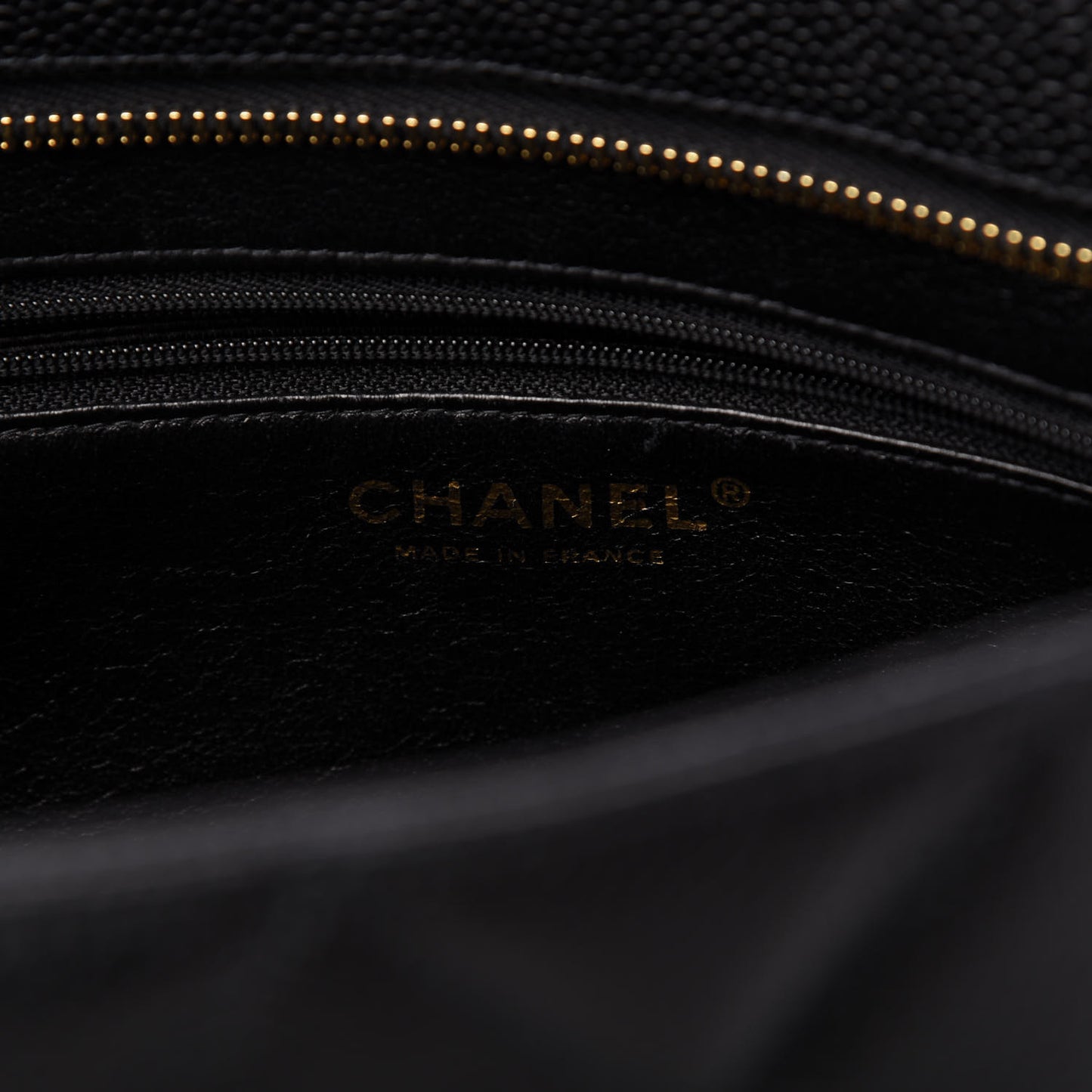 Caviar Quilted Medallion Tote Black