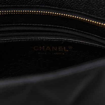 Chanel Caviar Quilted Medallion Tote Black 8 of 12
