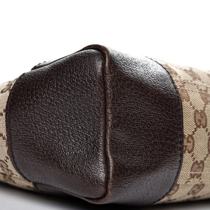 Gucci Monogram Flat Messenger Bag Ebony 9 of 10