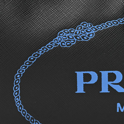 Prada Saffiano Travel Brique Belt Bag Black Blue 7 of 10