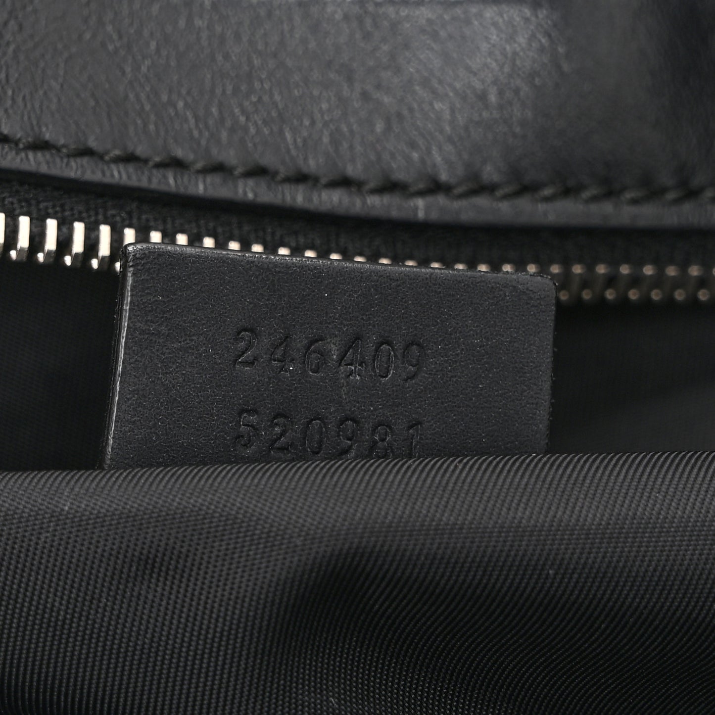 Guccissima Web Belt Bag Black