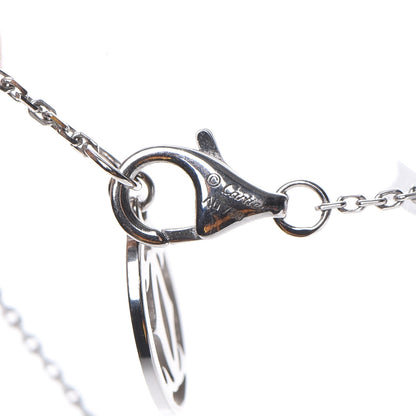 Cartier 18K White Gold Diamond Symbols Cross Pendant Necklace 7 of 9