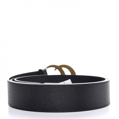 Gucci Textured Calfskin Double G 40mm Belt 115 46 Black 3 of 6