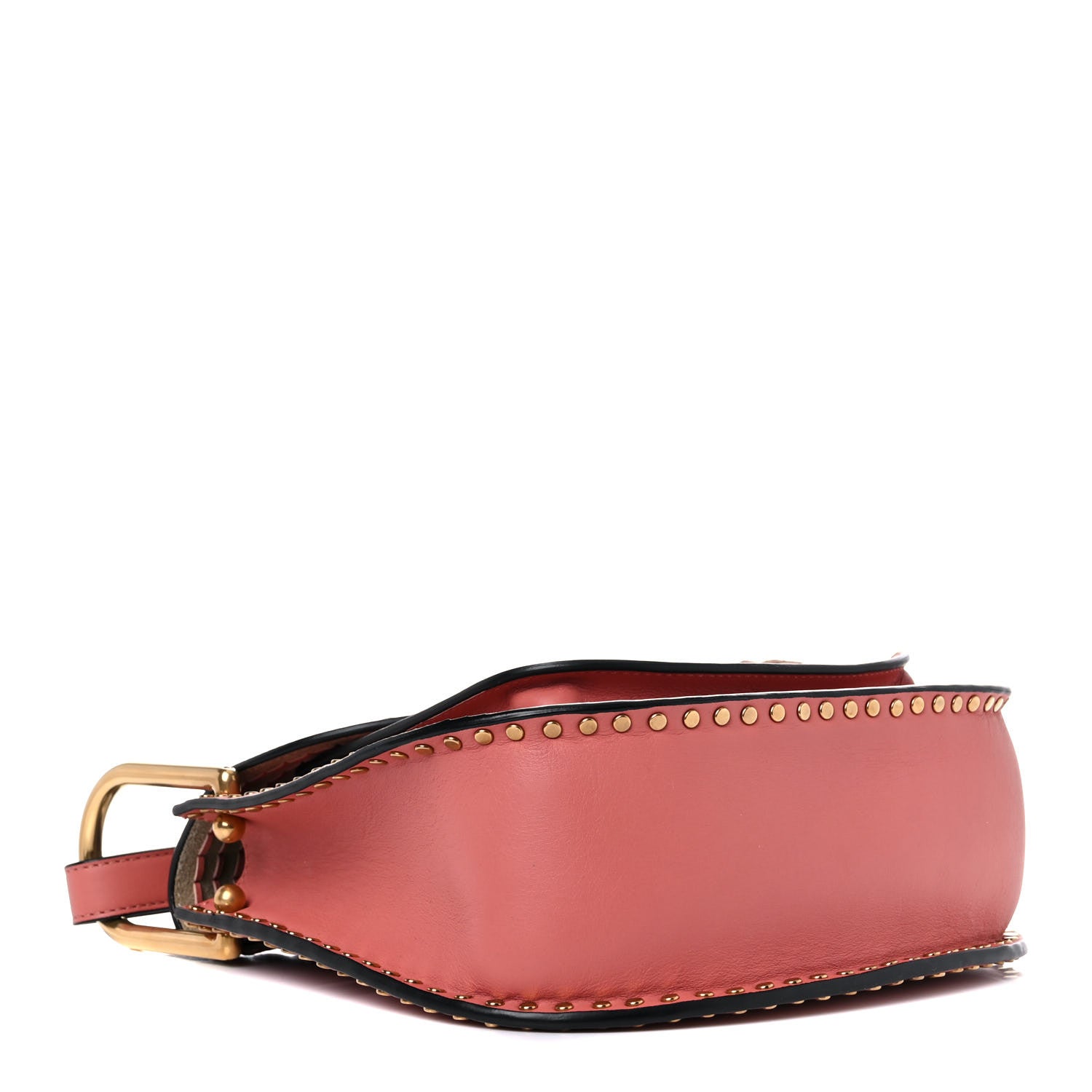 Chloe Calfskin Braided Mini Hudson Shoulder Bag Misty Rose 3 of 9