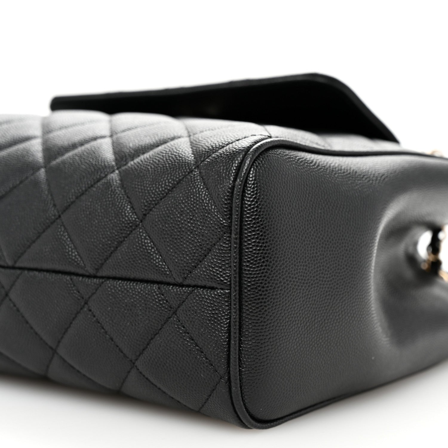 Chanel Caviar Quilted In Out Flap Shopping Tote Black 12 of 12