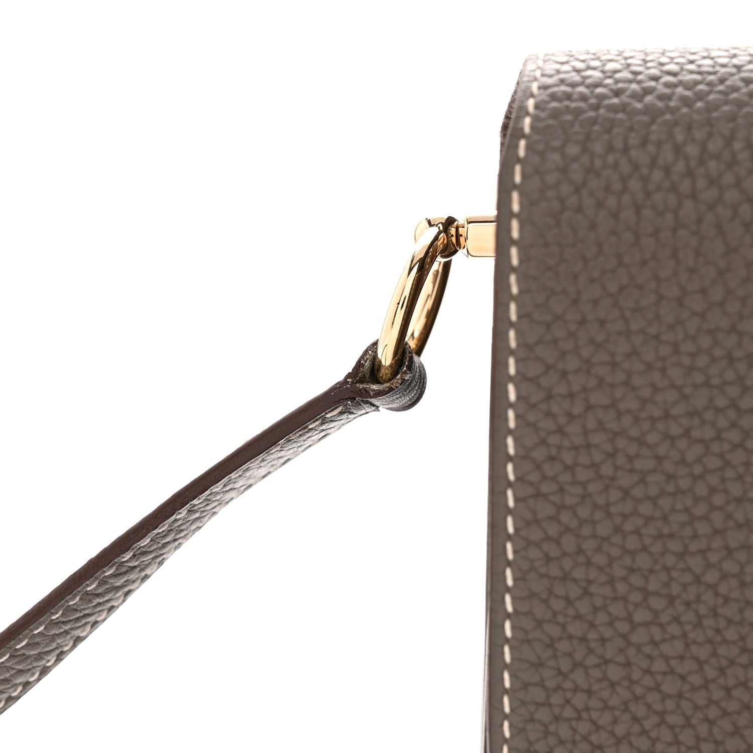 Hermes Taurillon Clemence Sac Roulis 23 Etain 12 of 14
