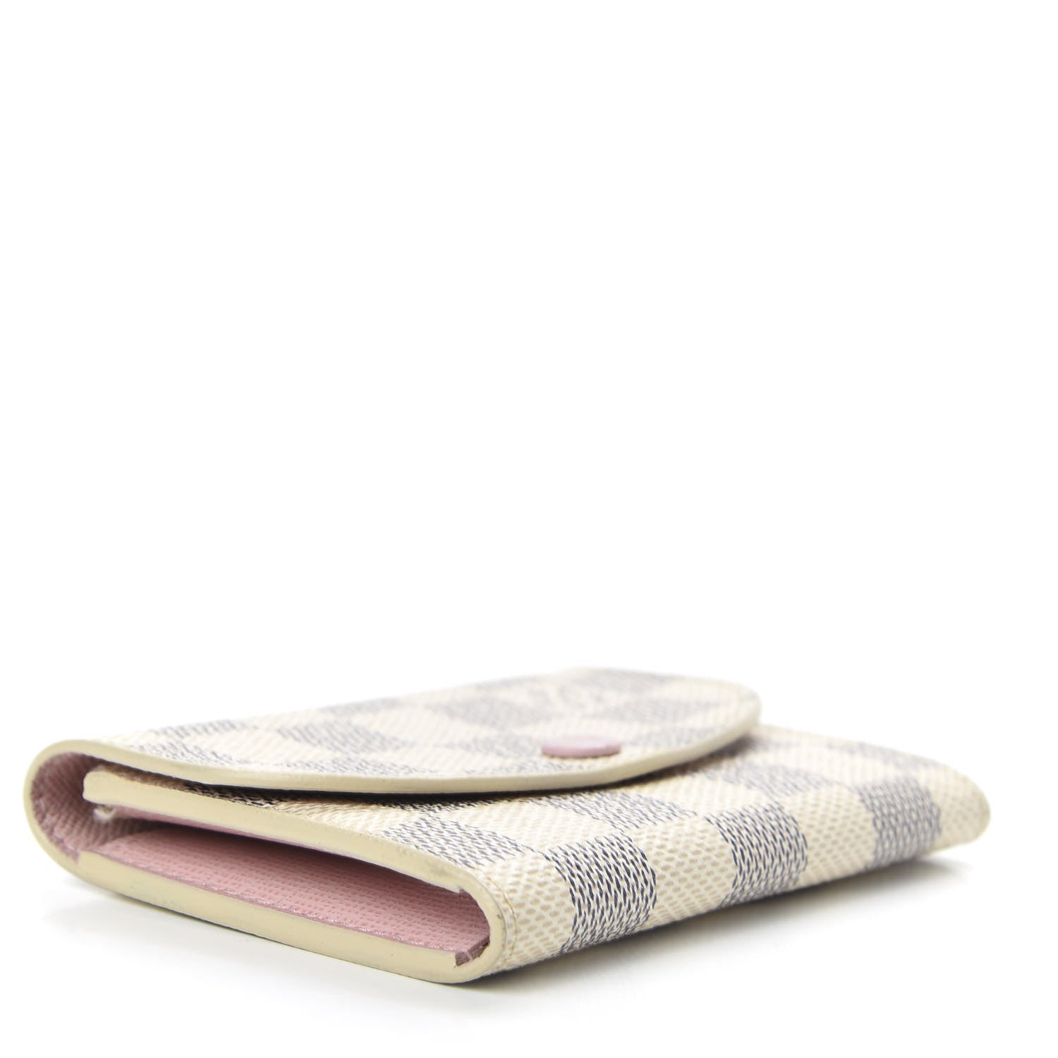 Louis Vuitton Damier Azur Rosalie Coin Purse Rose Ballerine 4 of 6