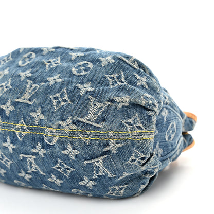 Louis Vuitton Monogram Denim Pleaty Blue 9 of 9