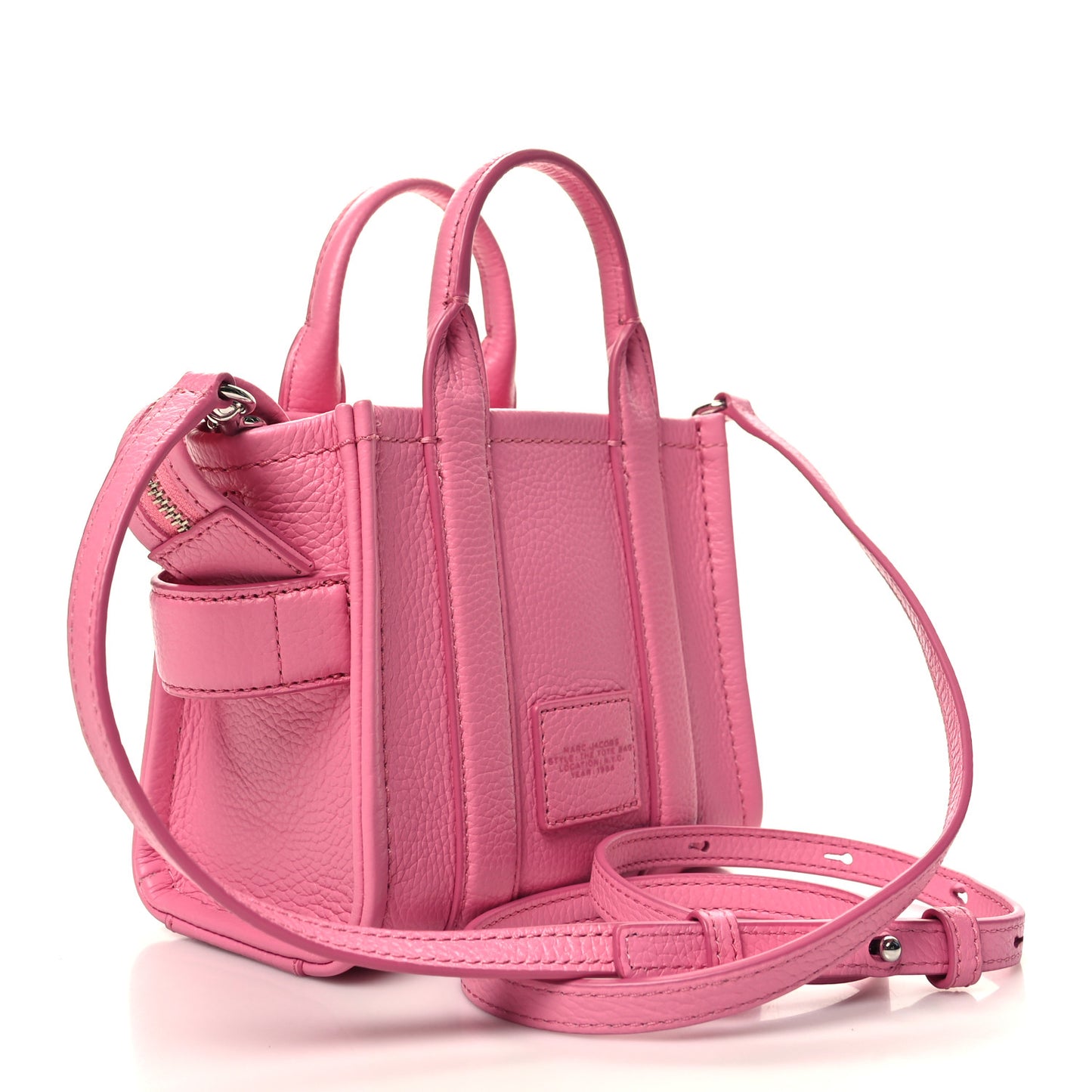 Grained Calfskin Small The Tote Bag Candy Pink