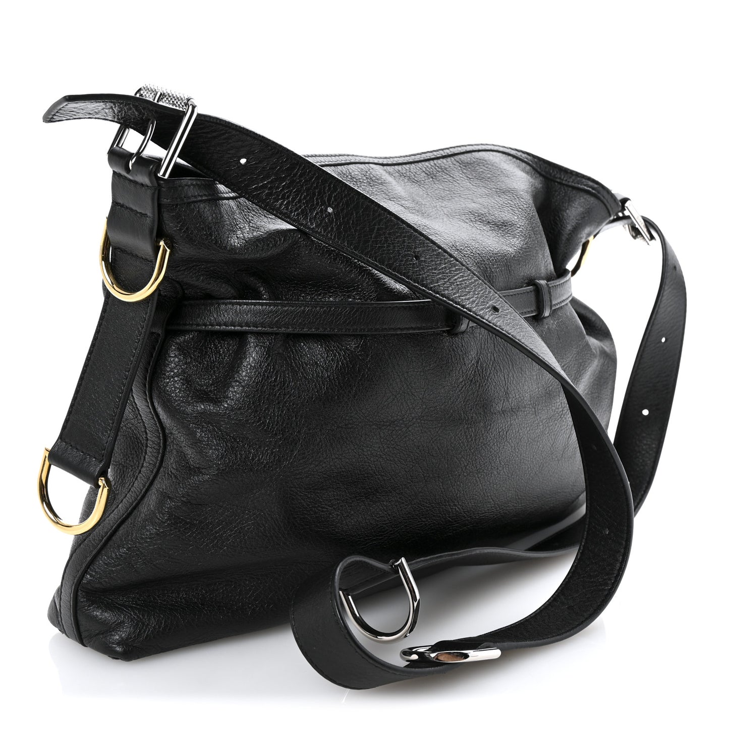 Calfskin Medium Voyou Bag Black