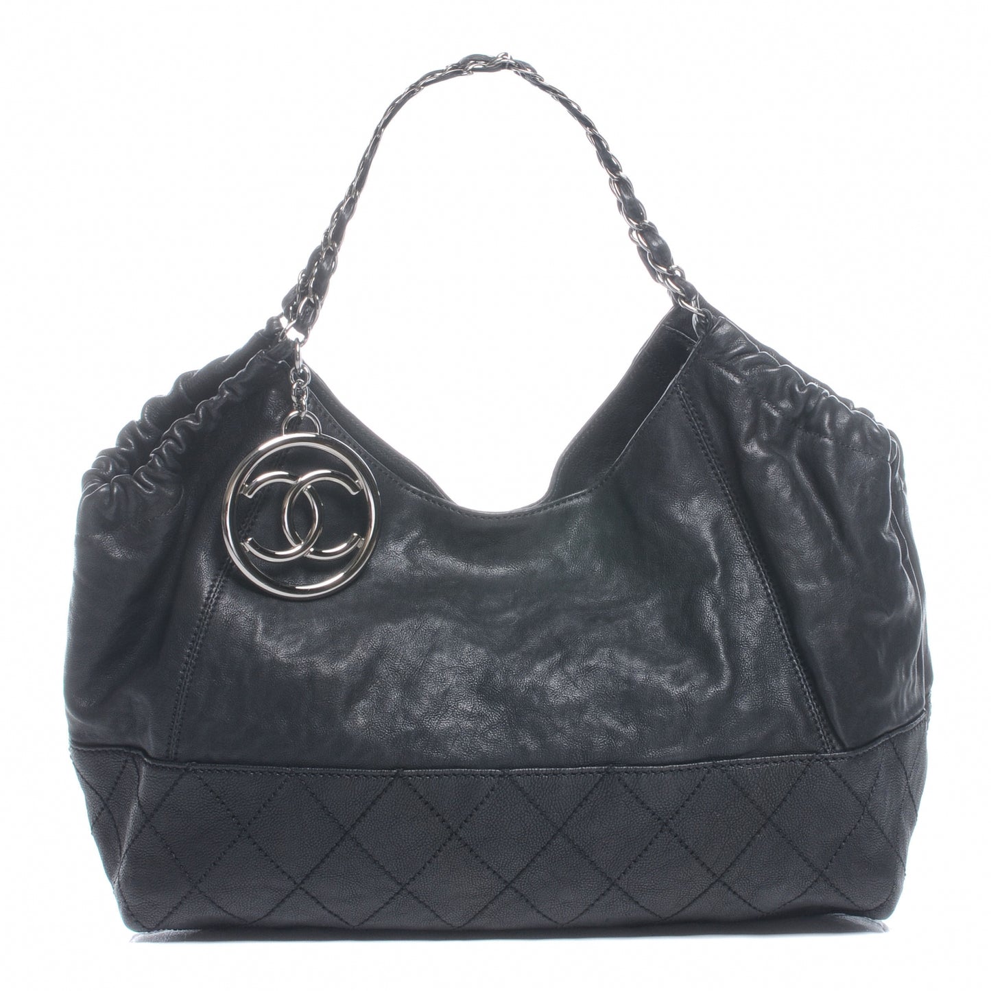 Calfskin Coco Cabas Black