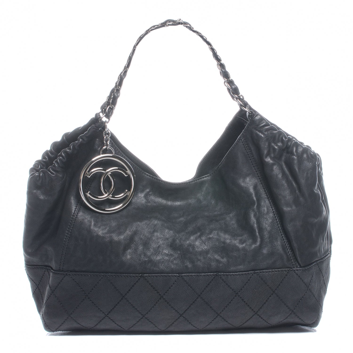 Chanel Calfskin Coco Cabas Black 1 of 7