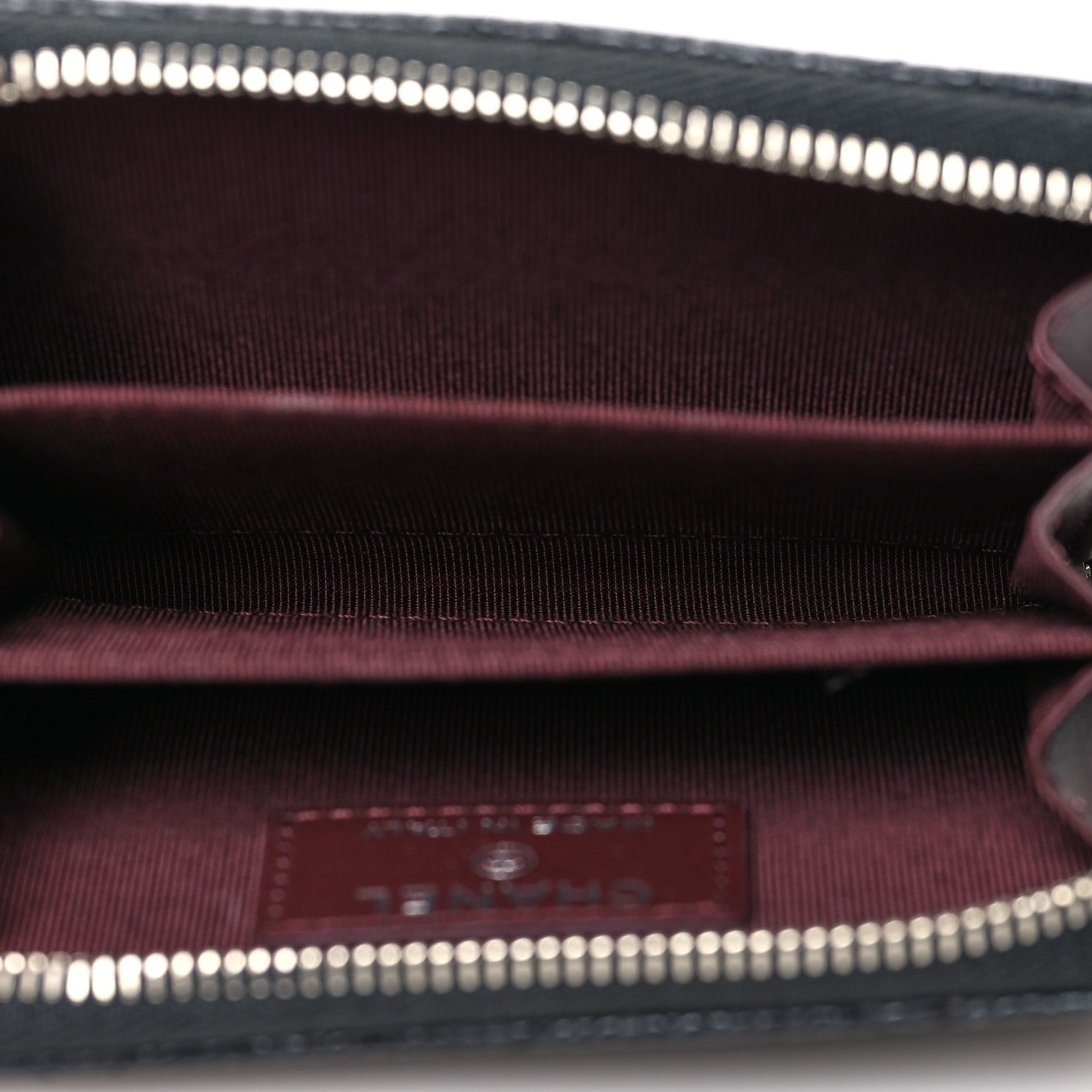 Chanel Caviar Quilted Zip Coin Purse Black 5 of 10