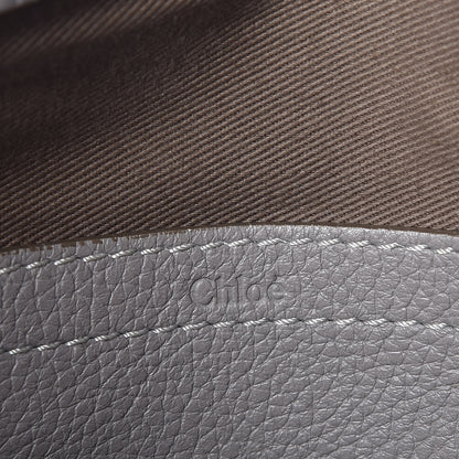 Chloe Calfskin Medium Marcie Round Crossbody Bag Cashmere Grey 6 of 9