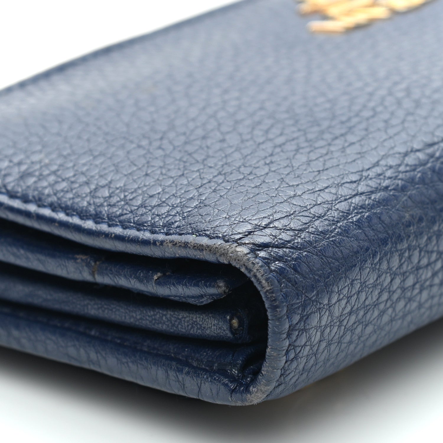 Prada Vitello Phenix Continental Flap Wallet Baltico 12 of 15