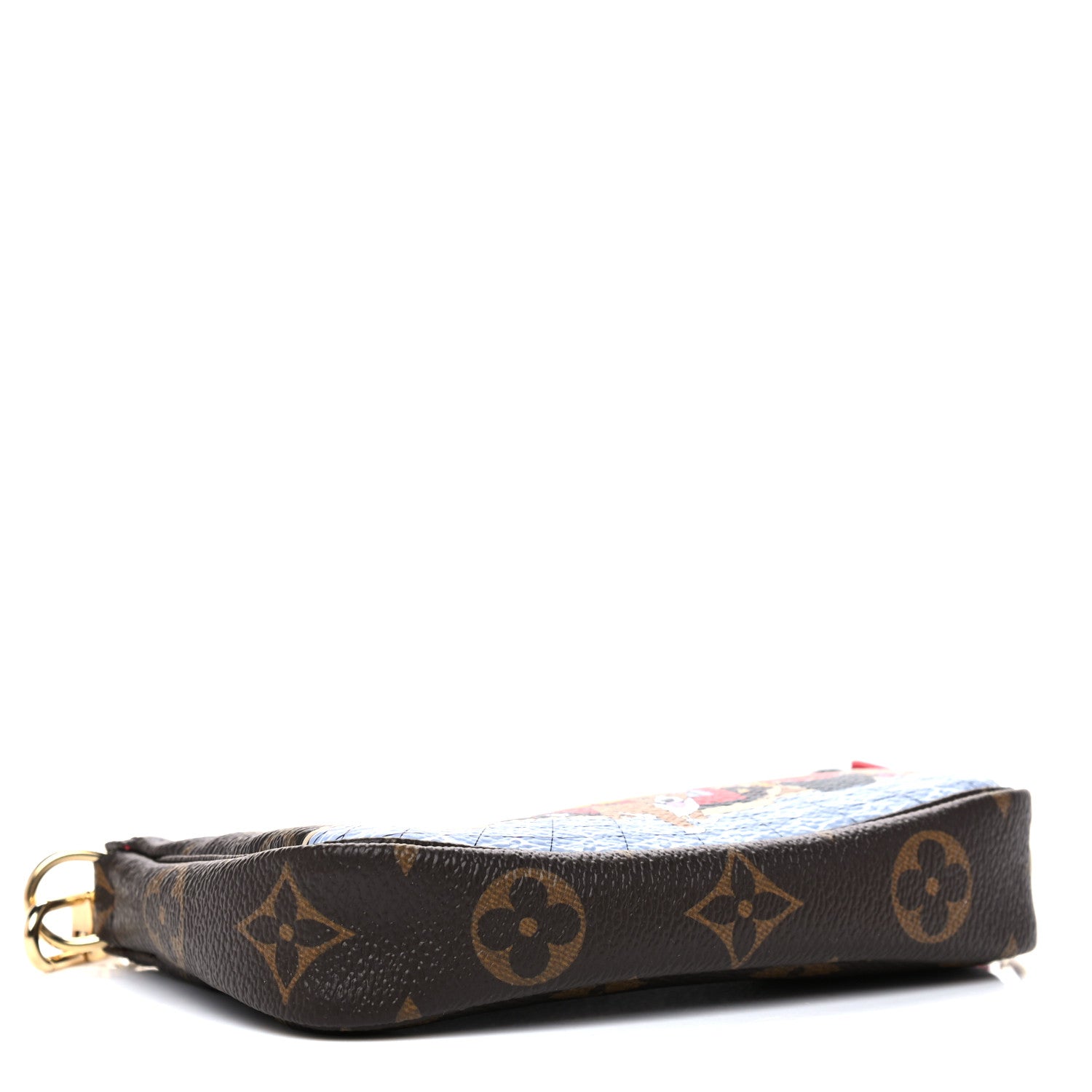 Louis Vuitton Monogram 2021 Christmas Animation London Mini Pochette Accessories Red 4 of 11