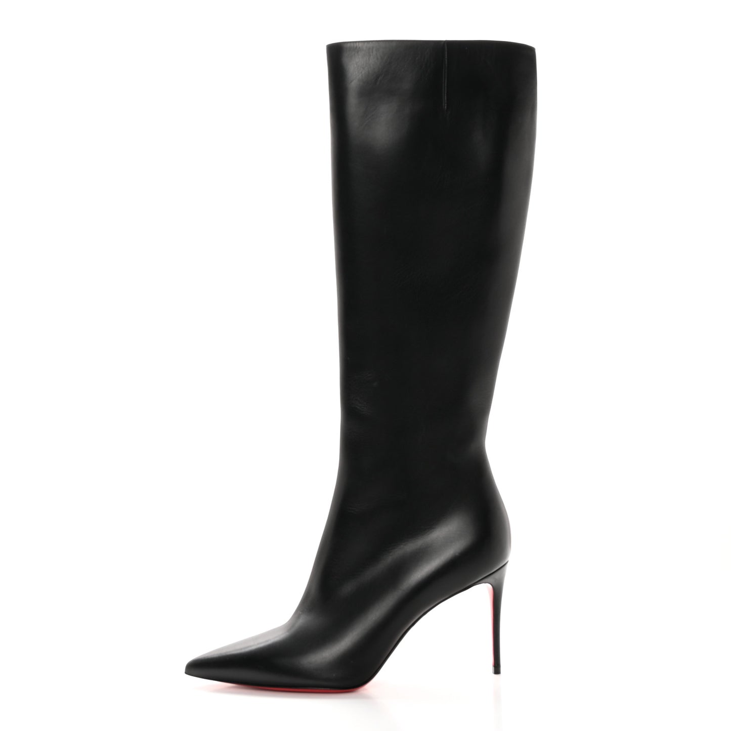 Calfskin Kate Botta 85 Knee-High Boots 39.5 Black
