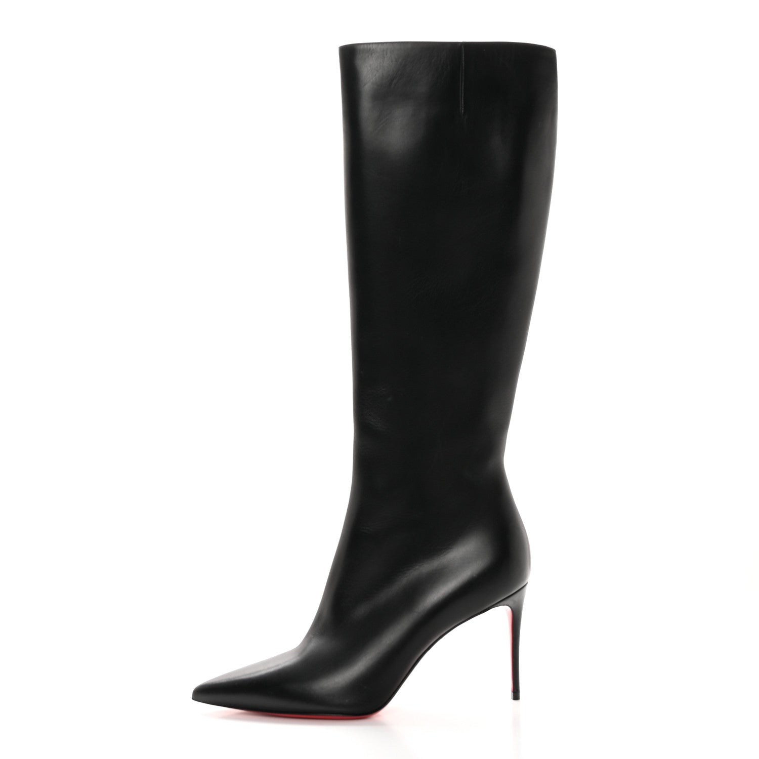 Christian Louboutin Calfskin Kate Botta 85 Knee-High Boots 39.5 Black 1 of 15
