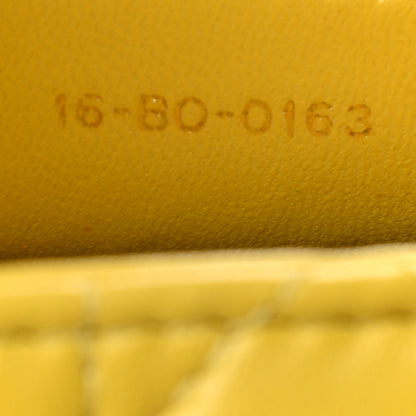 Christian Dior Lambskin Cannage Medium Lady Dior Yellow 7 of 10