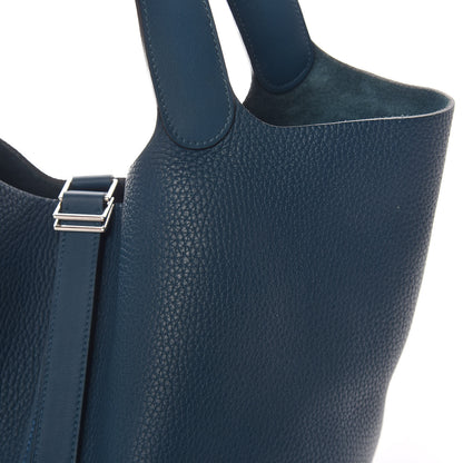 Hermes Taurillon Clemence Veau Swift Picotin Lock 26 GM Colvert 10 of 10