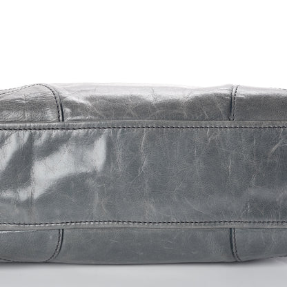 Prada Vitello Shine Shopping Satchel Avio 12 of 14