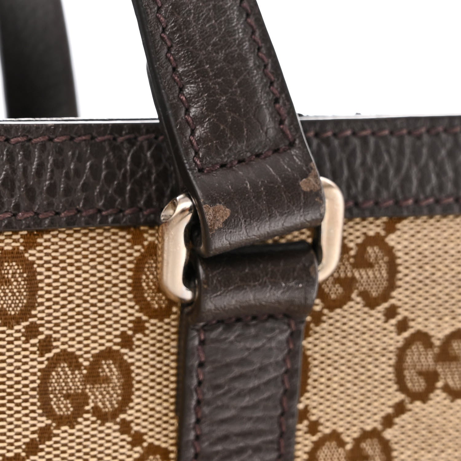 Gucci GG Monogram Large Joy Tote Bag Dark Brown 15 of 15