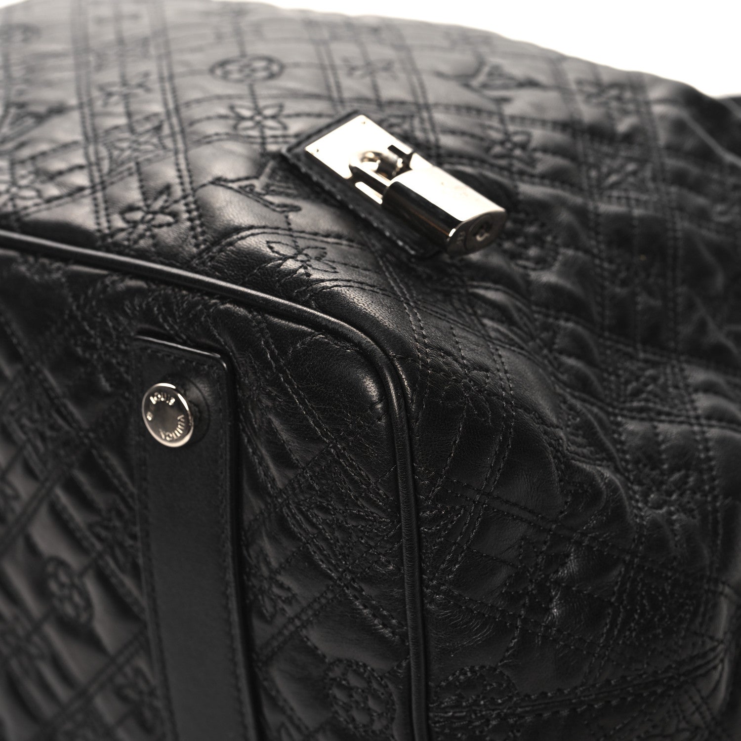 Louis Vuitton Monogram Lambskin Antheia Lilia GM Black 10 of 12