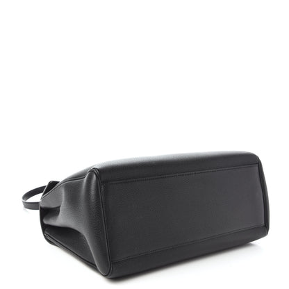 Celine Supple Grained Calfskin Medium Soft 16 Bag Black 4 of 9