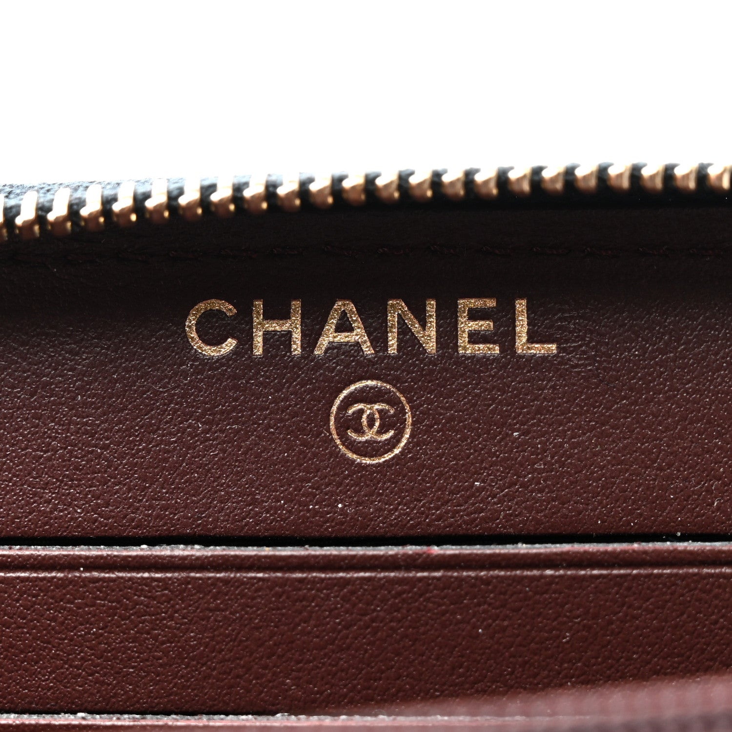 Chanel Felt Quilted Paris-Hamburg Charms Zip Around Wallet Dark Navy 6 of 10