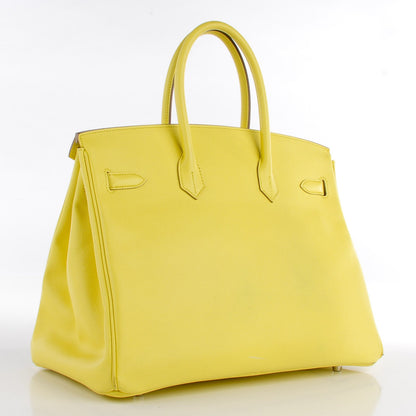 Hermes Epsom Birkin 35 Soufre Sulfur 3 of 27