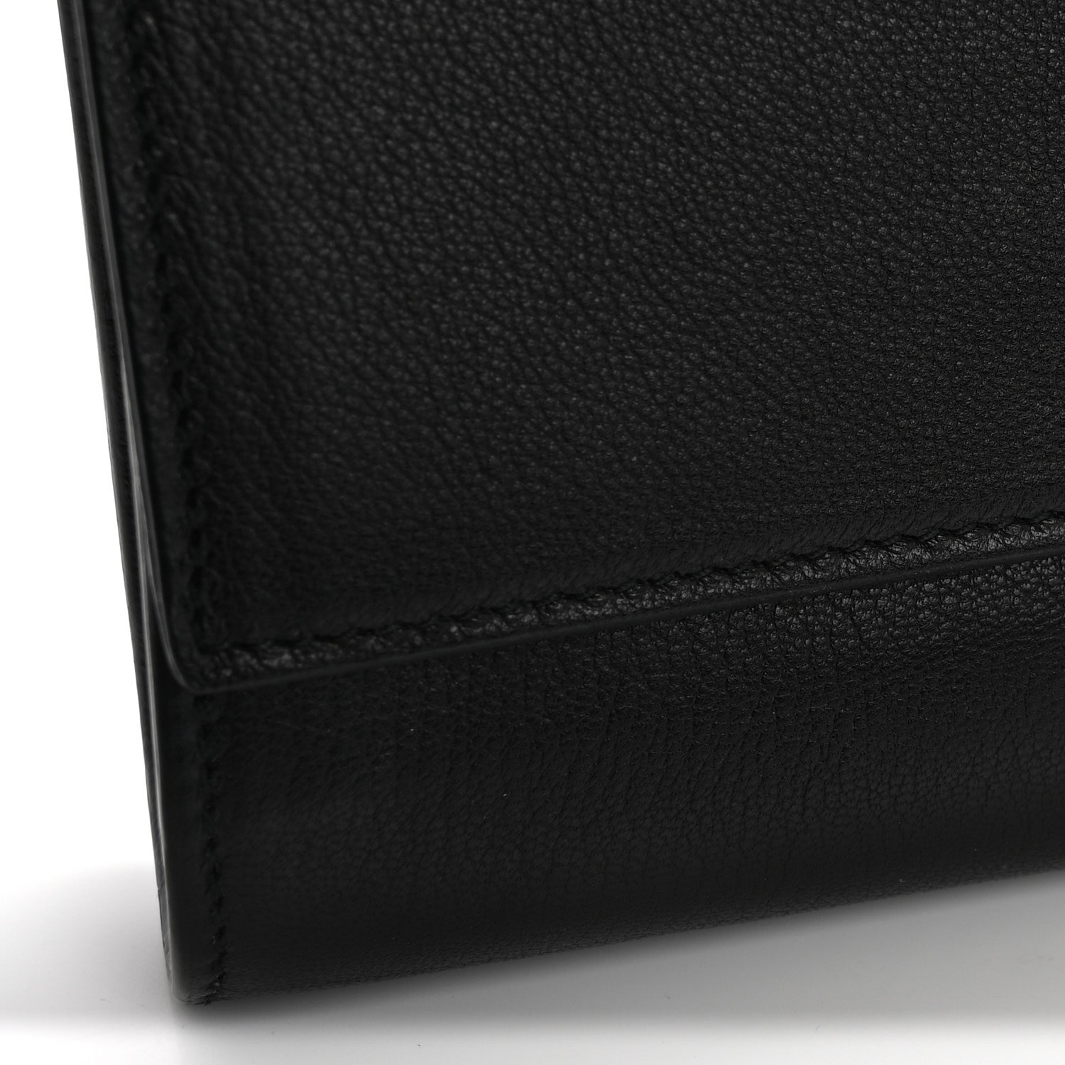 Saint Laurent Calfskin Monogram Large Belle De Jour Clutch Black 8 of 13