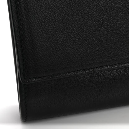 Saint Laurent Calfskin Monogram Large Belle De Jour Clutch Black 8 of 13