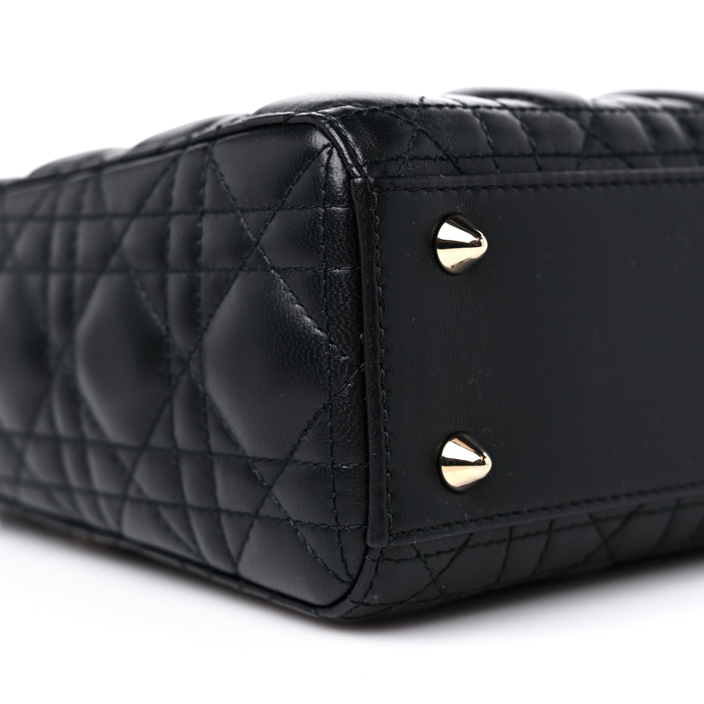 Lambskin Cannage Small My ABCDior Lady Dior Black