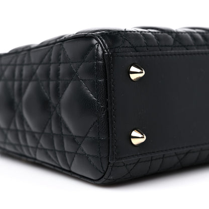 Christian Dior Lambskin Cannage Small My ABCDior Lady Dior Black 7 of 11