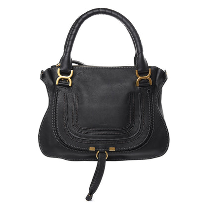 Chloe Calfskin Medium Marcie Satchel Black 1 of 9
