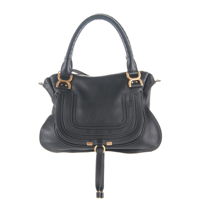 Chloe Calfskin Medium Marcie Satchel Black 1 of 8